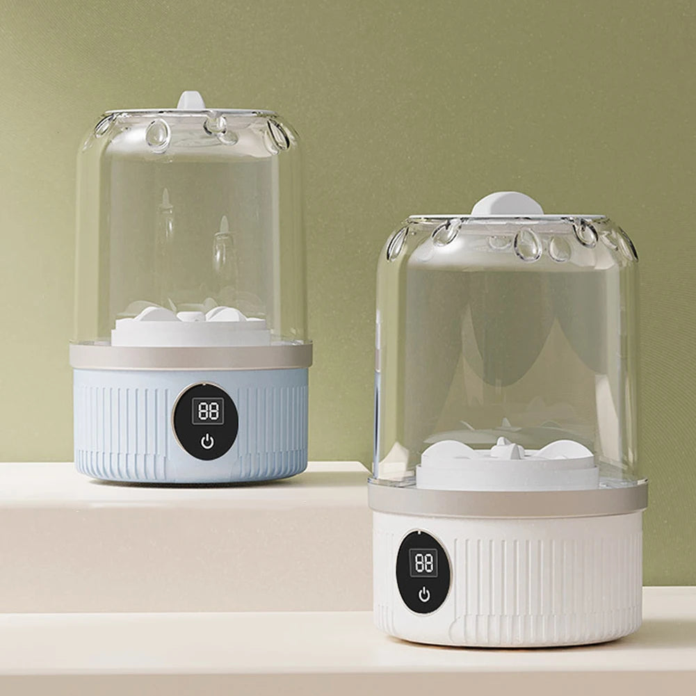 New Automatic Small Washing Cup Underwear Mini Cleaner Washing Machine Rechargeable Wireless Portable Sock Washing Machine
